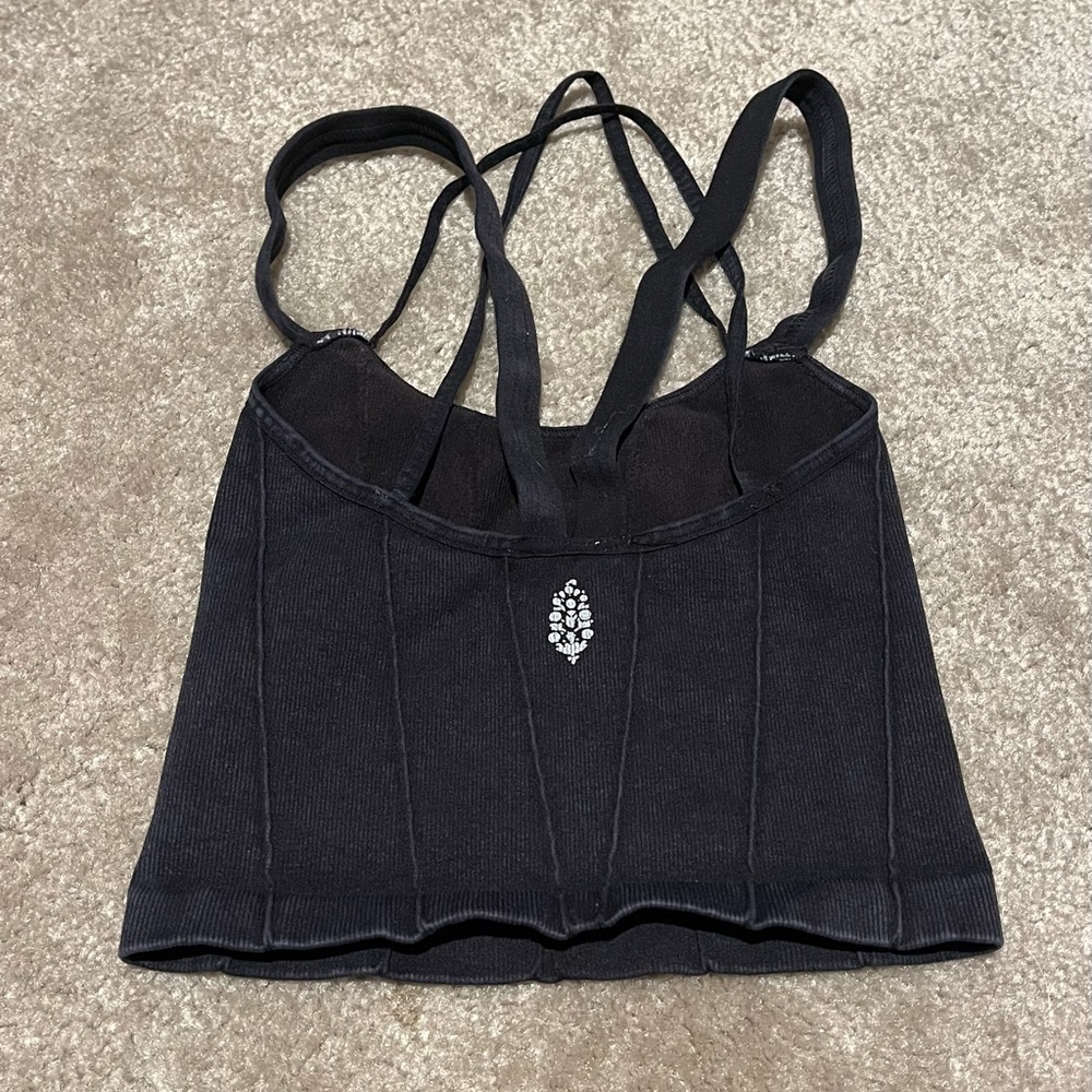 fp movement strappy cropped workout top